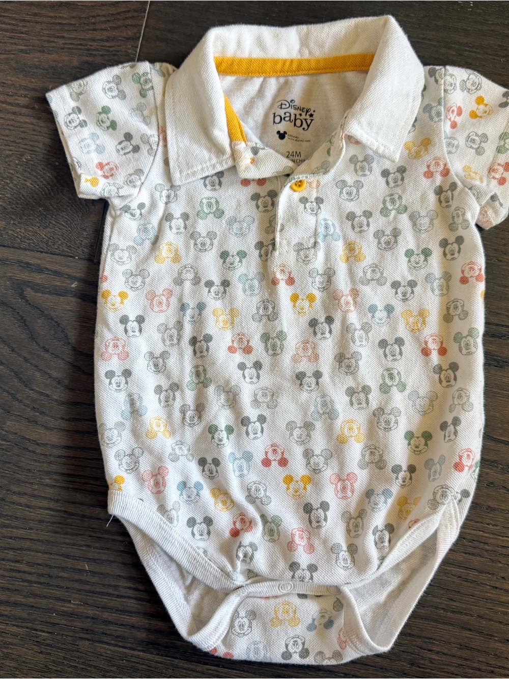 Disney Baby Multicolor Mickey Polo One-Piece